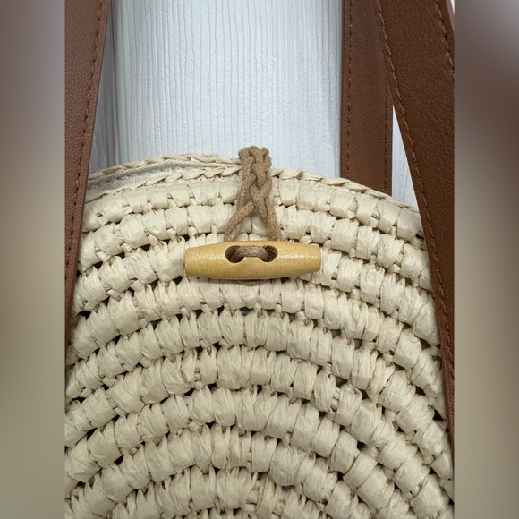 INC International Concepts Rilie Woven Circle Top-Handle Bag - Picture 2 of 13